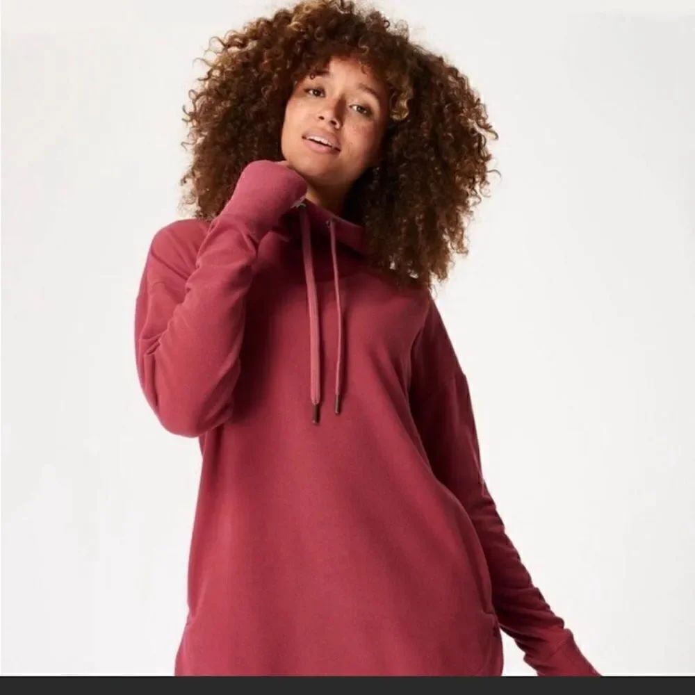 Sweaty Betty escape luxe fleece hoodie size small